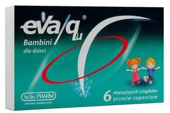 Eva/qu bambini czopki dla dzieci 6 sztuk