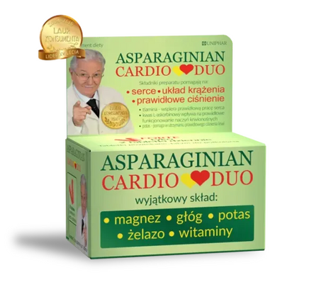 Asparaginian Cardio Duo 50 tabletek