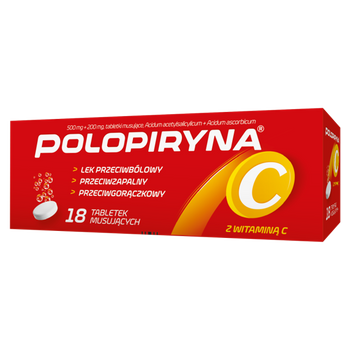Polopiryna C 500 mg+200 mg 18 tabl.