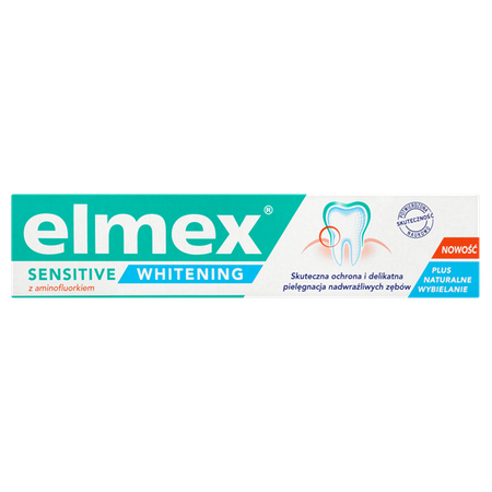 Elmex Sensitive Whitening Pasta do zębów z aminofluorkiem 75 ml