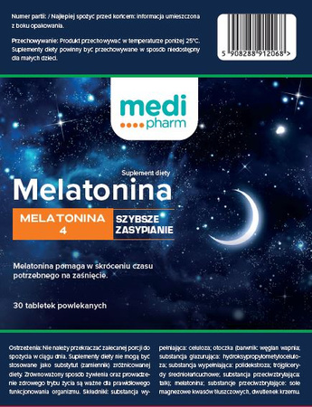 medi pharm Melatonina 30 tabl.