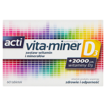 Acti vita-miner D3 60 tabletek