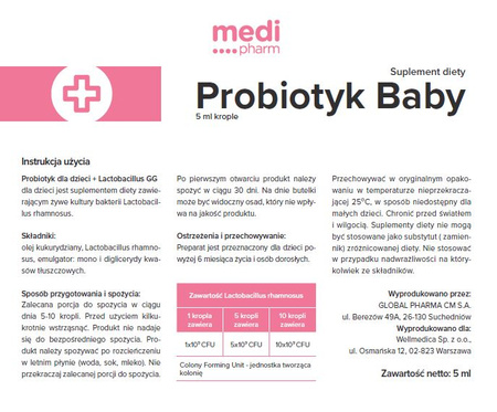Probiotyk Baby medi pharm