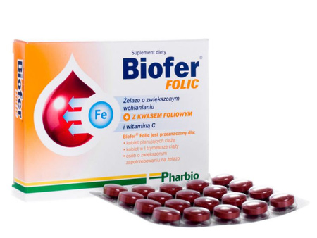 Biofer Folic 60 tabletek