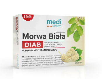 Medi Pharm Morwa Biała DIAB 60 tabletek