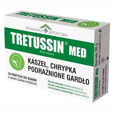 Domowa apteczka tretussin med 24 pastylki