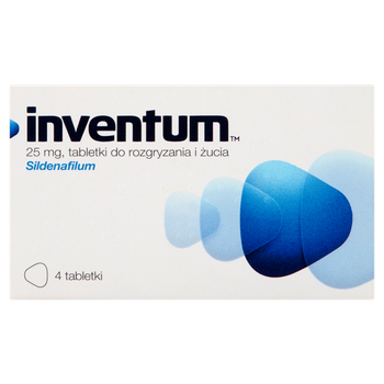 Inventum 25 mg 4 tabl.do rozgr.i żucia