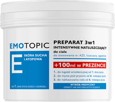 Emotopic Preparat 3w1 intensywnie natłuszczający do ciała 500 ml