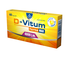 D-Vitum Forte Max 4000 j.m. kaps. 60kaps.