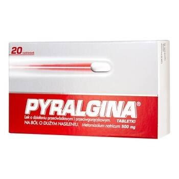 Pyralgina 500 mg 20 tabl.