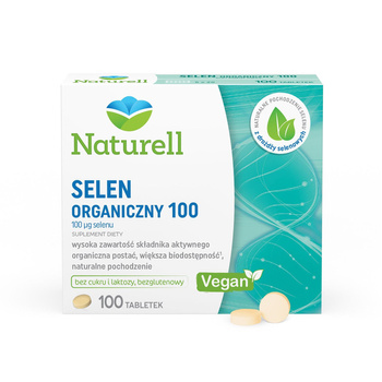 Naturell selen organiczny 100 100 tabletek