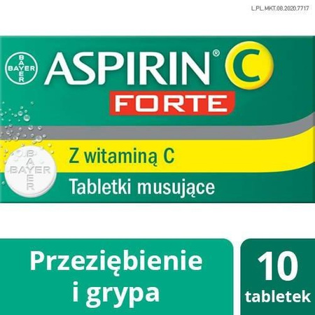 ASPIRIN C FORTE 800mg+480mg 10 tabl.mus.