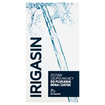 Irigasin Zestaw uzupełniający do płukania nosa i zatok 64,8 g (30 x 2,16 g)