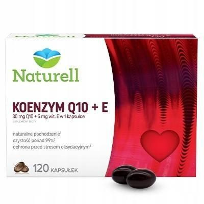 Naturell Koenzym Q10 + E 120 kapsułek