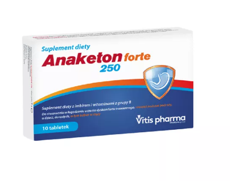 Anaketon Forte 250 10 tabletek