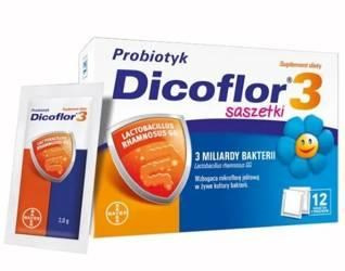Dicoflor 3 prosz. 12 sasz.