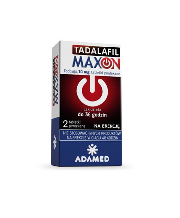 Tadalafil Maxon 10 mg 2 tabl.