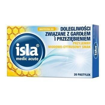 Isla-Medic Acute miodowo-cytrusowa 20 pastylki