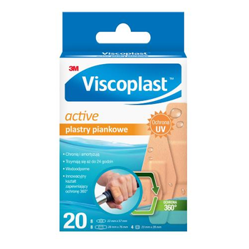 VISCOPLAST ACTIVE Plast.piank. 20szt.
