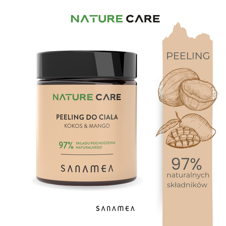 SANAMEA NATURE CARE Peeling do ciała - Kokos & Mango