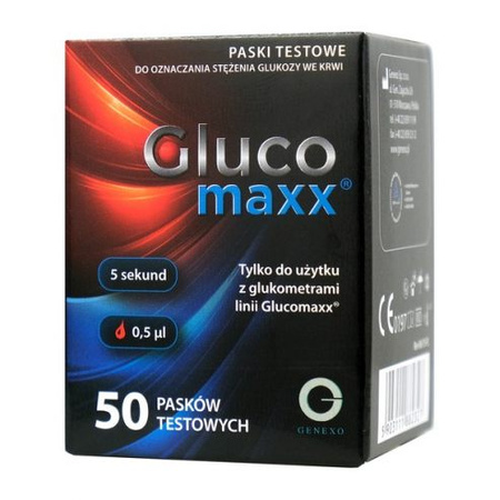 GLUCOMAXX Paski testowe 50 pasków