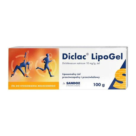 Diclac Lipogel żel 10 mg/g 100g