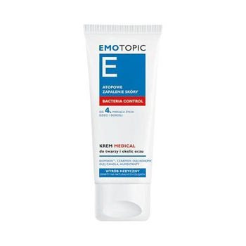Emotopic BACTERIA CONTROL Krem MEDICAL do twarzy i okolic oczu 50 ml