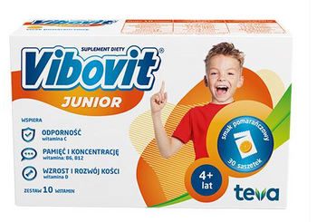 Vibovit Junior pomarańczowy 30 saszetek