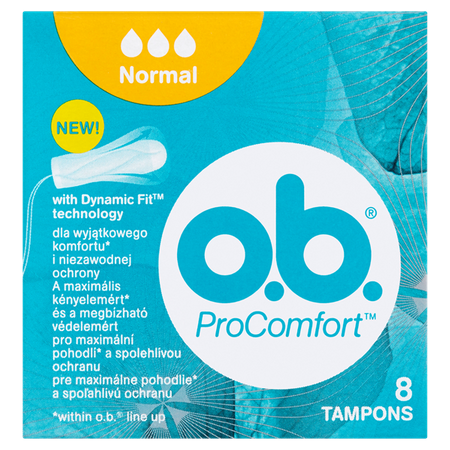 O.B. ProComfort Normal Tampony 8 sztuk