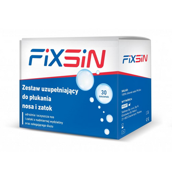Fixsin zestaw uzupełniający do płukania nosa i zatok 30 saszetek