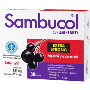 Sambucol Extra Strong 30 kapsułek