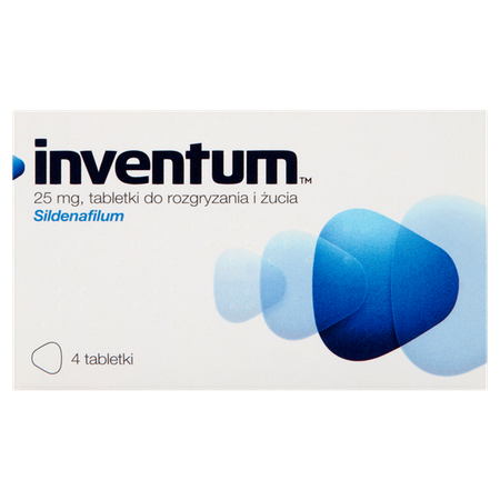 Inventum 25 mg 4 tabl.do rozgr.i żucia