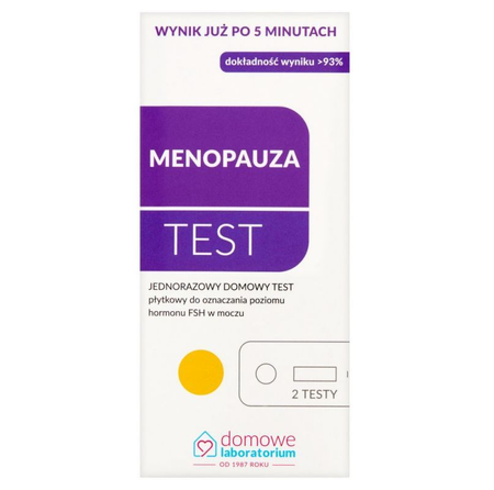 Domowe Laboratorium Test menopauza 2 sztuki