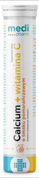 medi pharm Calcium z Wit.C orange 20 tabl.