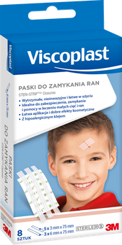 Viscoplast steri strip białe 8 sztuk