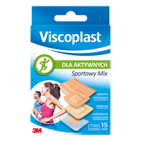 Viscoplast plastry sportowy mix 15 sztuk