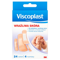 Viscoplast wrażliwa skóra plastry 24 sztuki