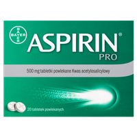 Aspirin Pro 500 mg 20 tabl.powl.