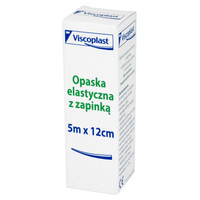 Viscoplast opaska elastyczna uciskowa 5 m x 12 cm 1 sztuka