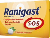 Ranigast SOS 12 tabletek do ssania