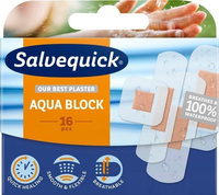 Salvequick Aqua Block plastry wodoodporne 16 sztuk