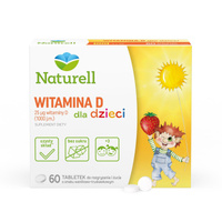 Naturell witamina D dla dzieci 60 tabletek