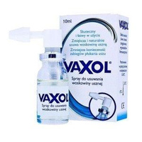 Vaxol do usuwania woskowiny usznej dla dzieci i dorosłych spray 10 ml