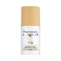 Pharmaceris F Coverage-Correction delikatny fluid intensywnie kryjący SPF 20 02 sand (piaskowy) 30 ml