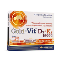 Olimp Gold Vit D3+K2 4000, 30 kaps.