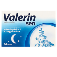 Valerin sen Suplement diety 20 sztuk