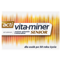 Acti vita-miner Senior Suplement diety 60 sztuk