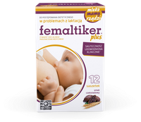 Femaltiker Plus smak czekoladowy 12 saszetek