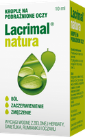 Lacrimal Natura krople do oczu 10 ml