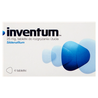 Inventum 25 mg 4 tabl.do rozgr.i żucia